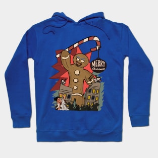 Gingerbread man destroys the city Hoodie